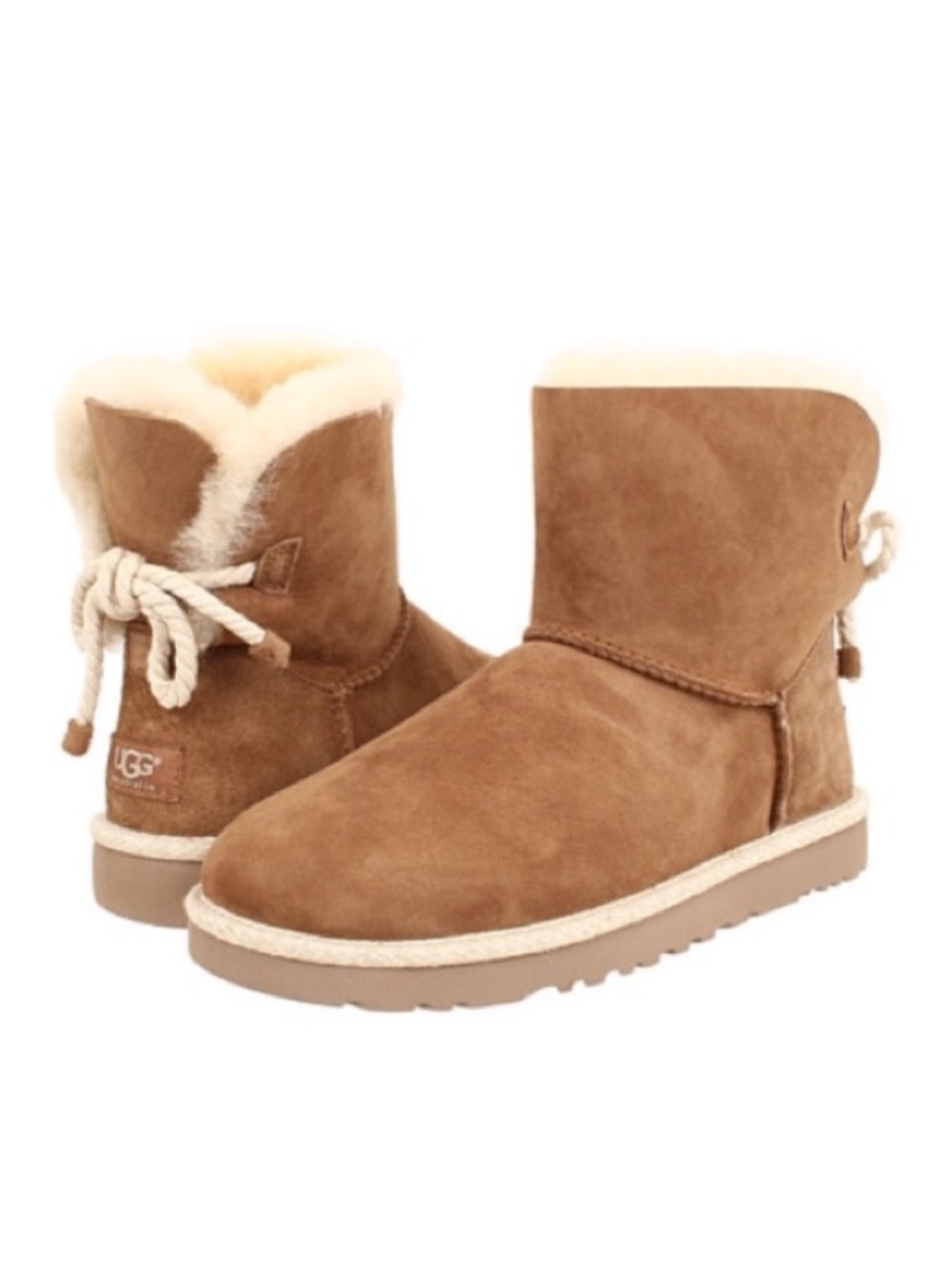 UGG Australia Selene Rope Bailey Bow Boots